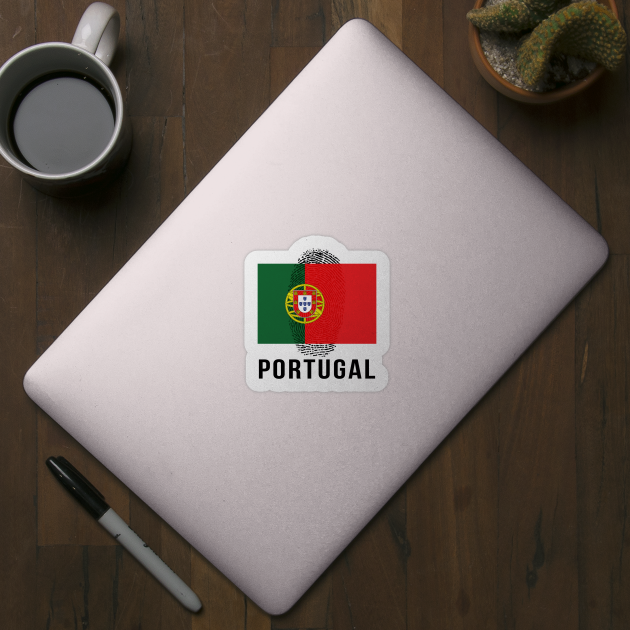 Portugal Flag DNA by Rocky Ro Designs